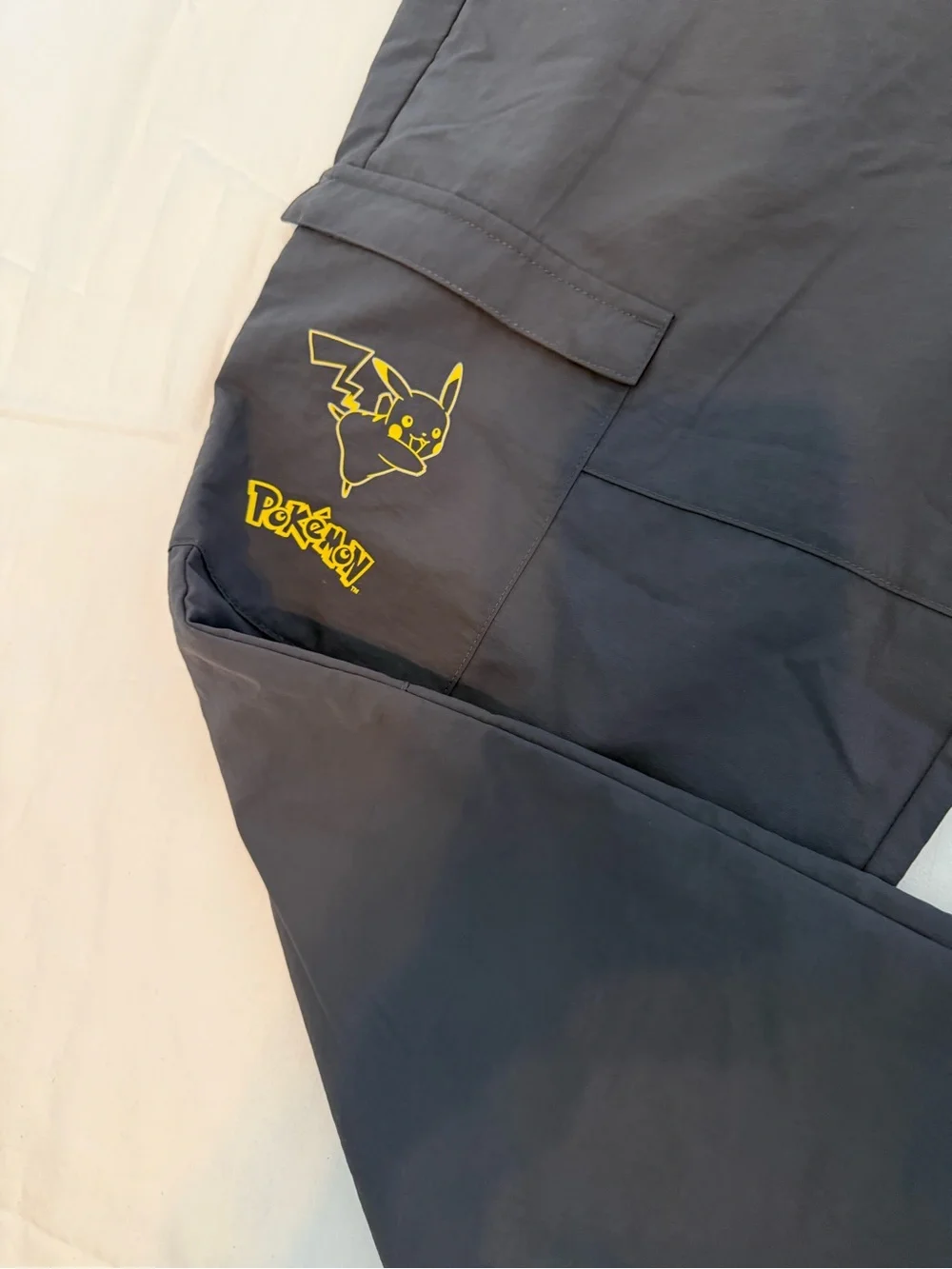 New boys Puma sz M 11-12, Yellow & Black Pikachu Hoodie Set shirt, pants - Picture 7 of 12